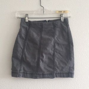 Free People grey pencil skirt
